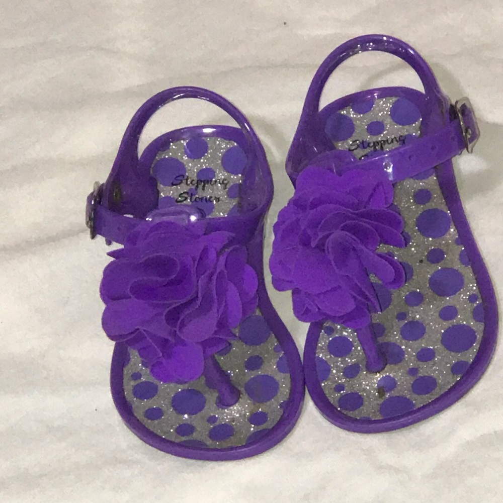 stepping stones jelly sandals